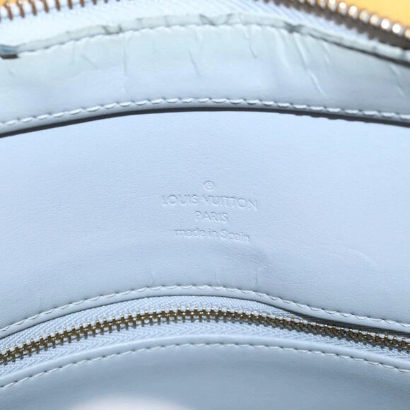 LOUIS VUITTON Monogram Vernis Houston Hand Bag Gris - Picture 11 of 14